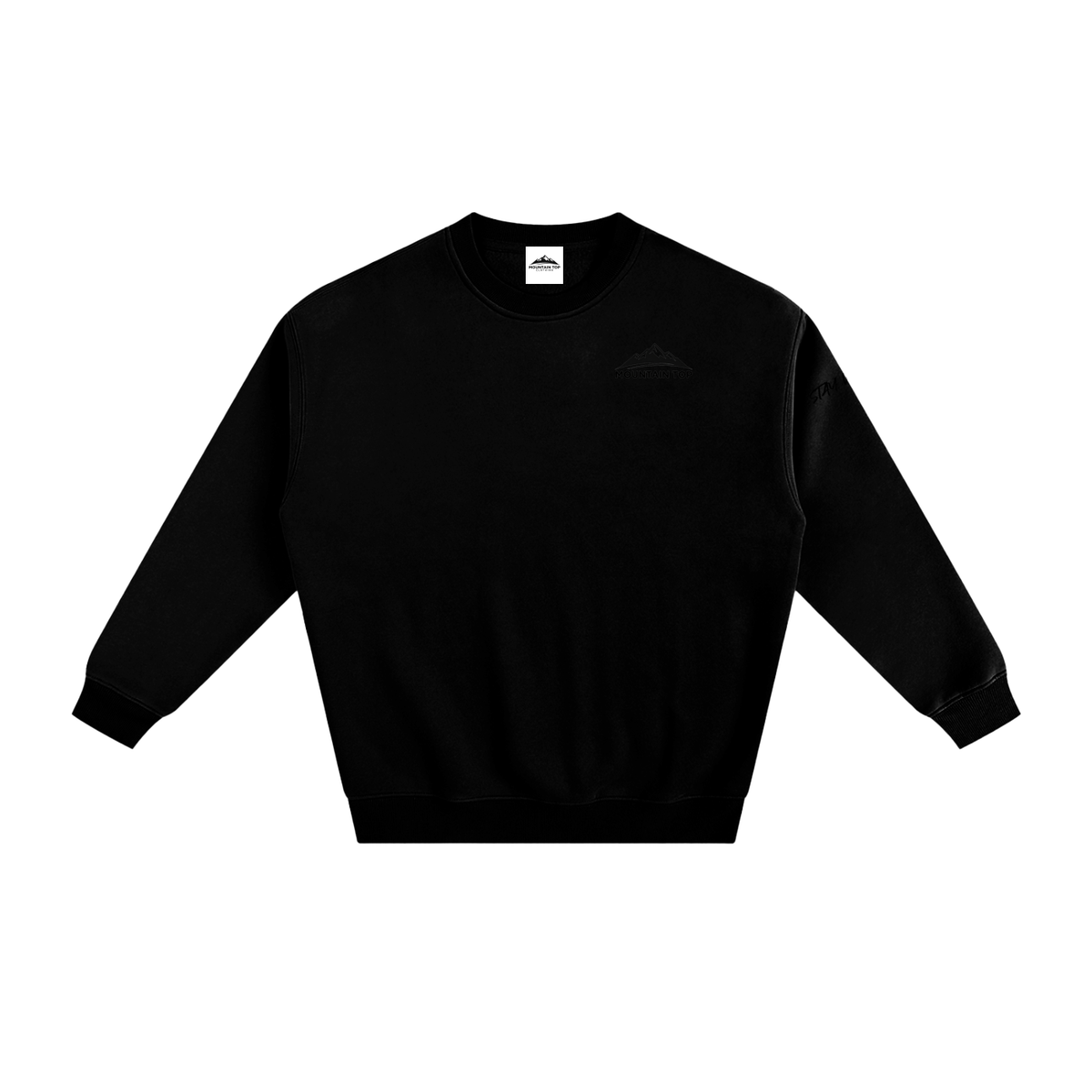 Bear Graphic Fleeced Sweatshirt