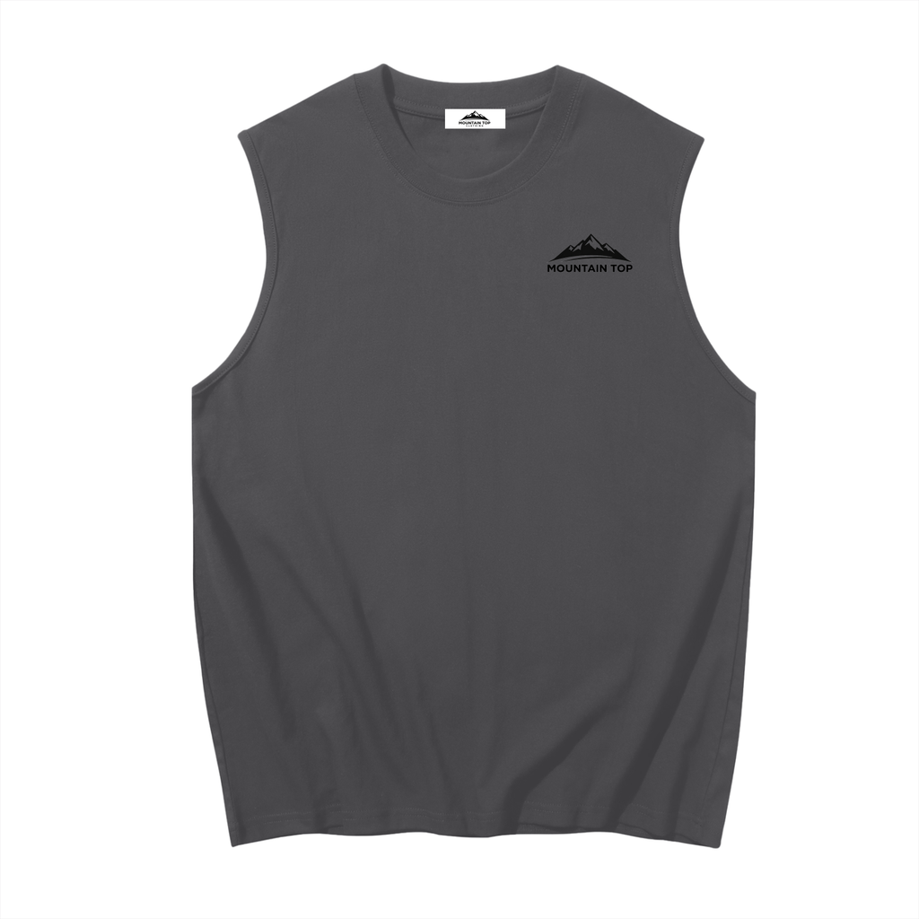 Mountain Top Men's Sleeveless Cotton Tank Top