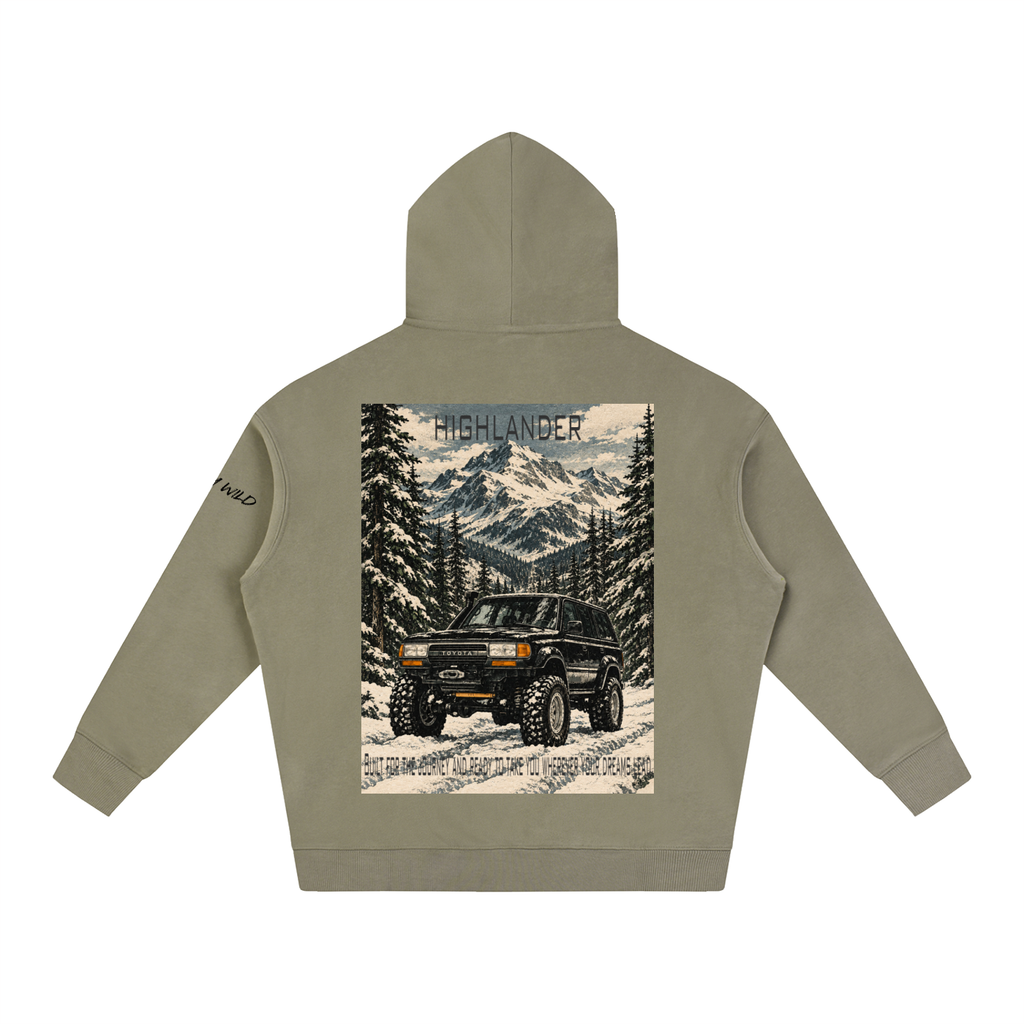 Toyota Highlander Mountain Top Oversize Fleeced Hoodie