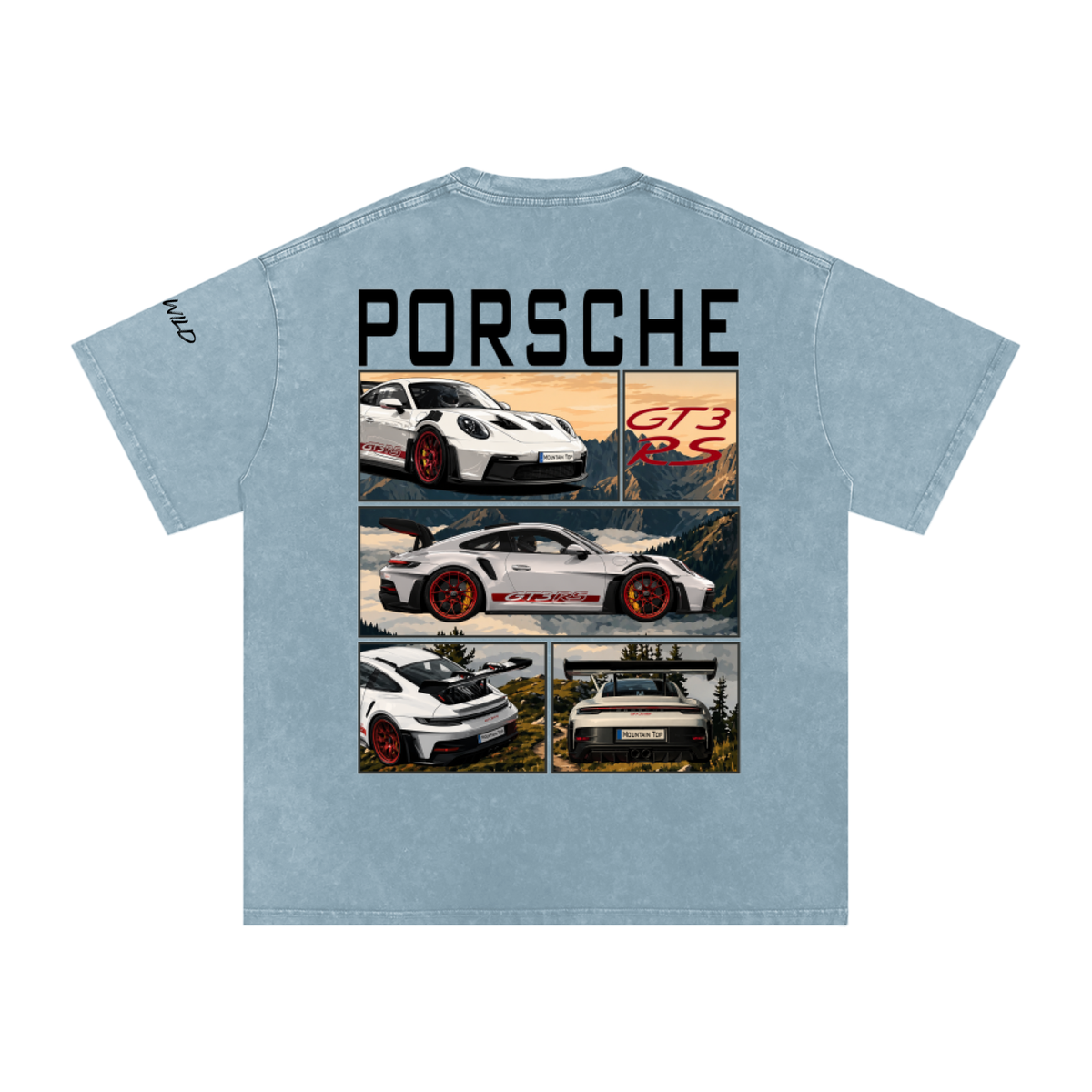 Porsche GT3 RS Mountain Top Cotton T-Shirt