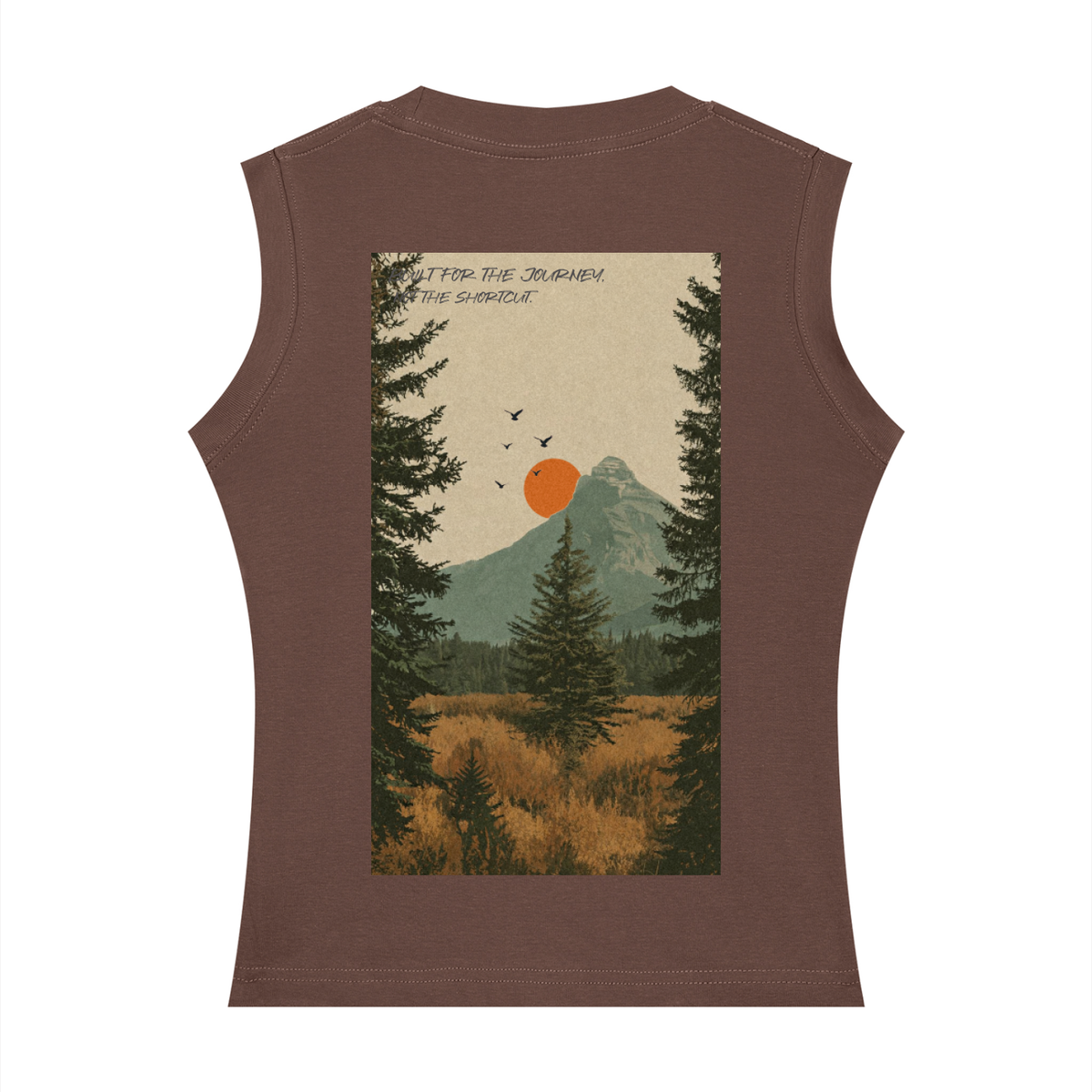 Mountian Top Women's Crewneck Tank Top