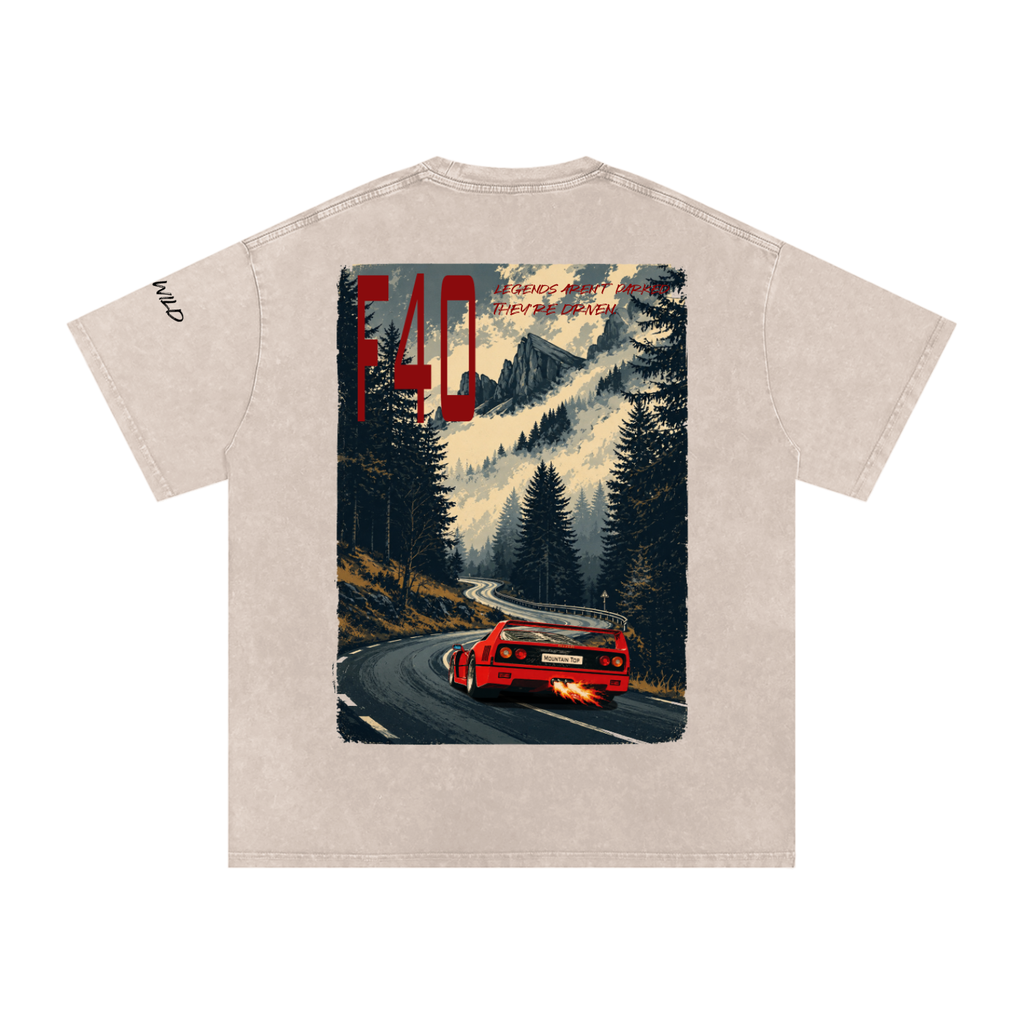 Ferrari F40 Mountain Top Cotton T-Shirt