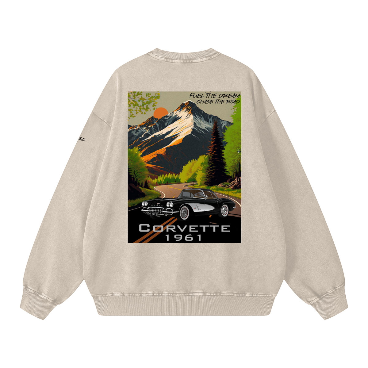 1961 Corvette Mountain Top Oversized Sweatshirt