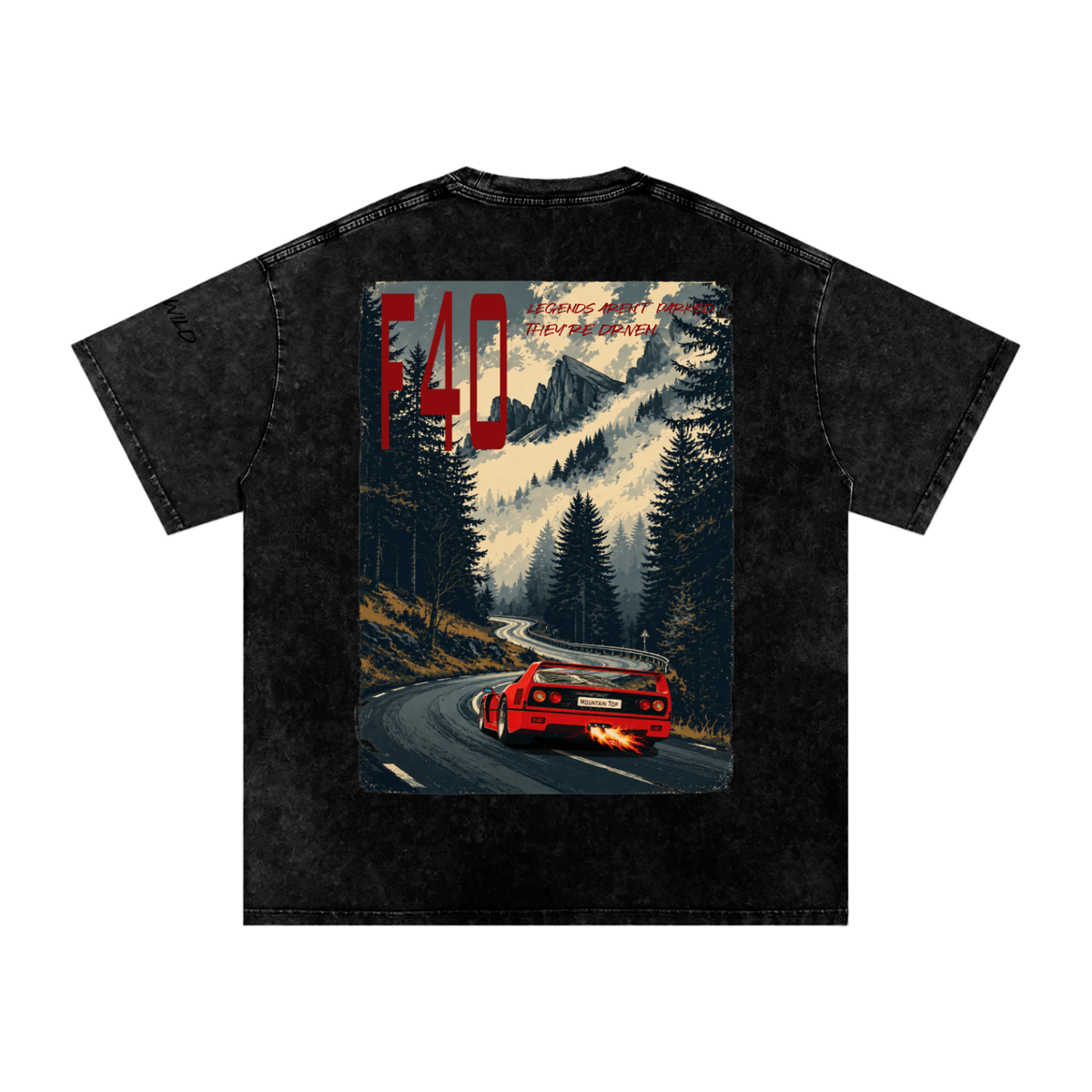 Ferrari F40 Mountain Top Cotton T-Shirt