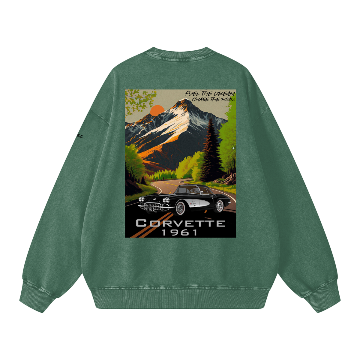 1961 Corvette Mountain Top Oversized Sweatshirt