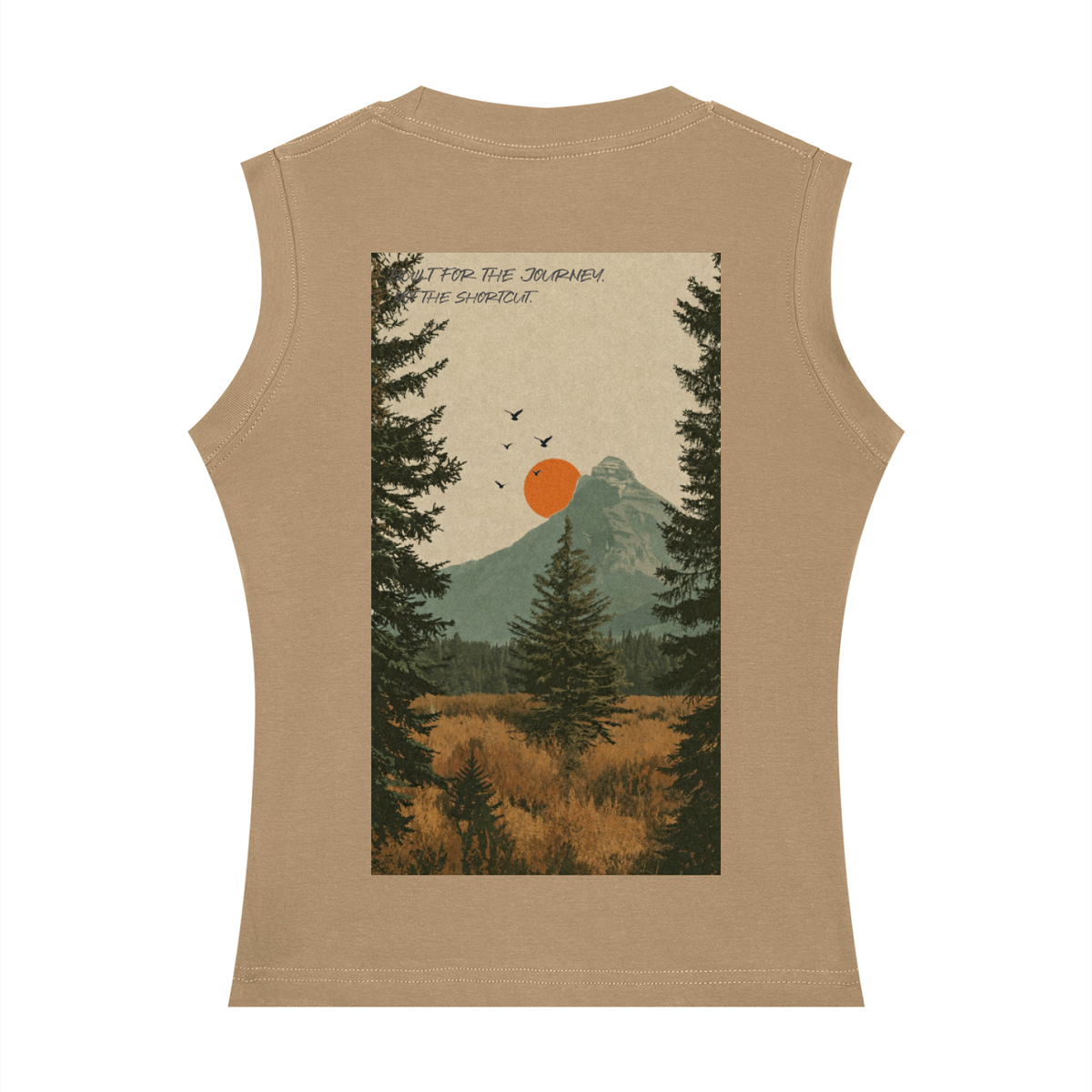 Mountian Top Women's Crewneck Tank Top