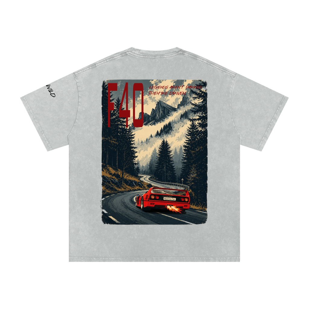 Ferrari F40 Mountain Top Cotton T-Shirt