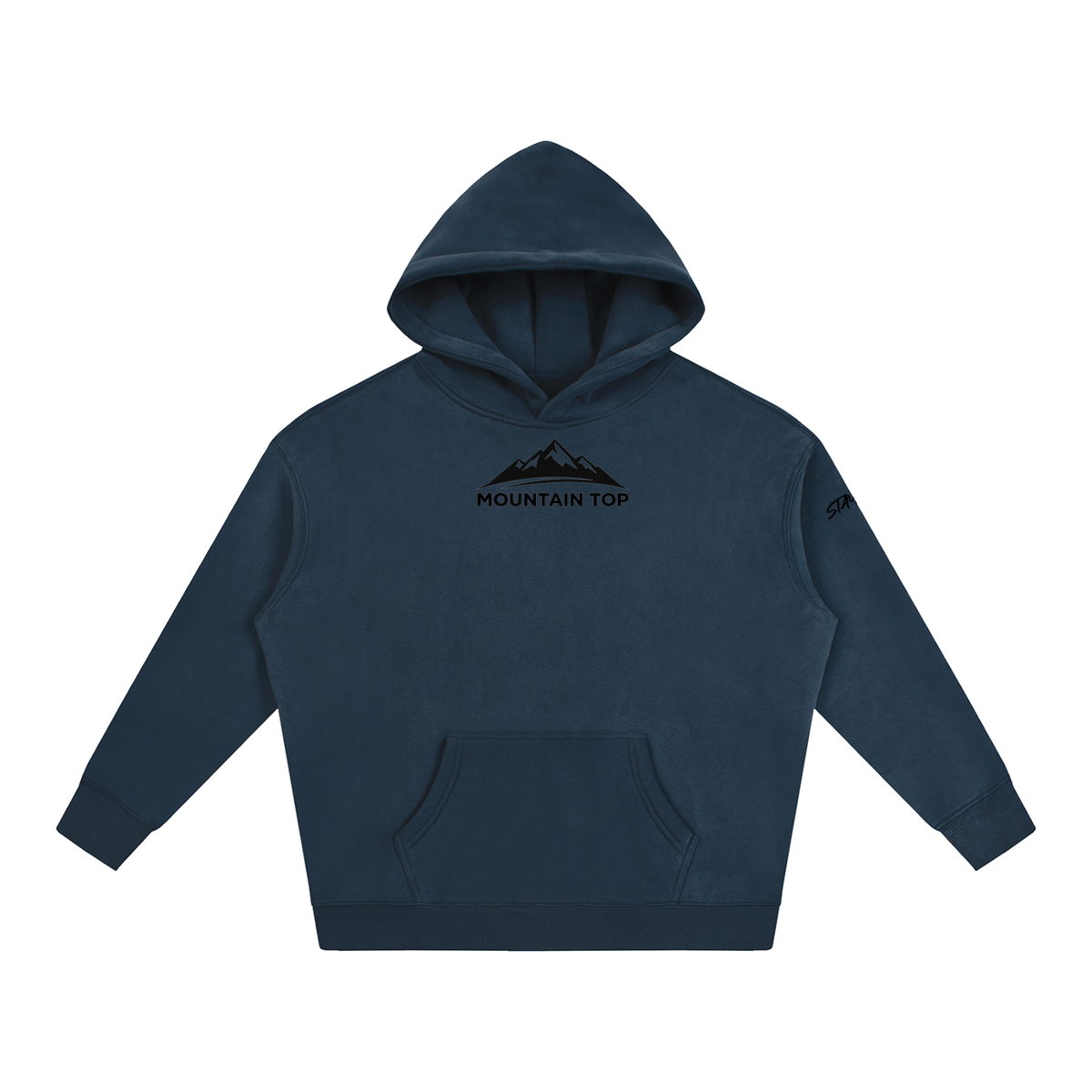 Horse Graphic Oversize Fleeced Hoodie