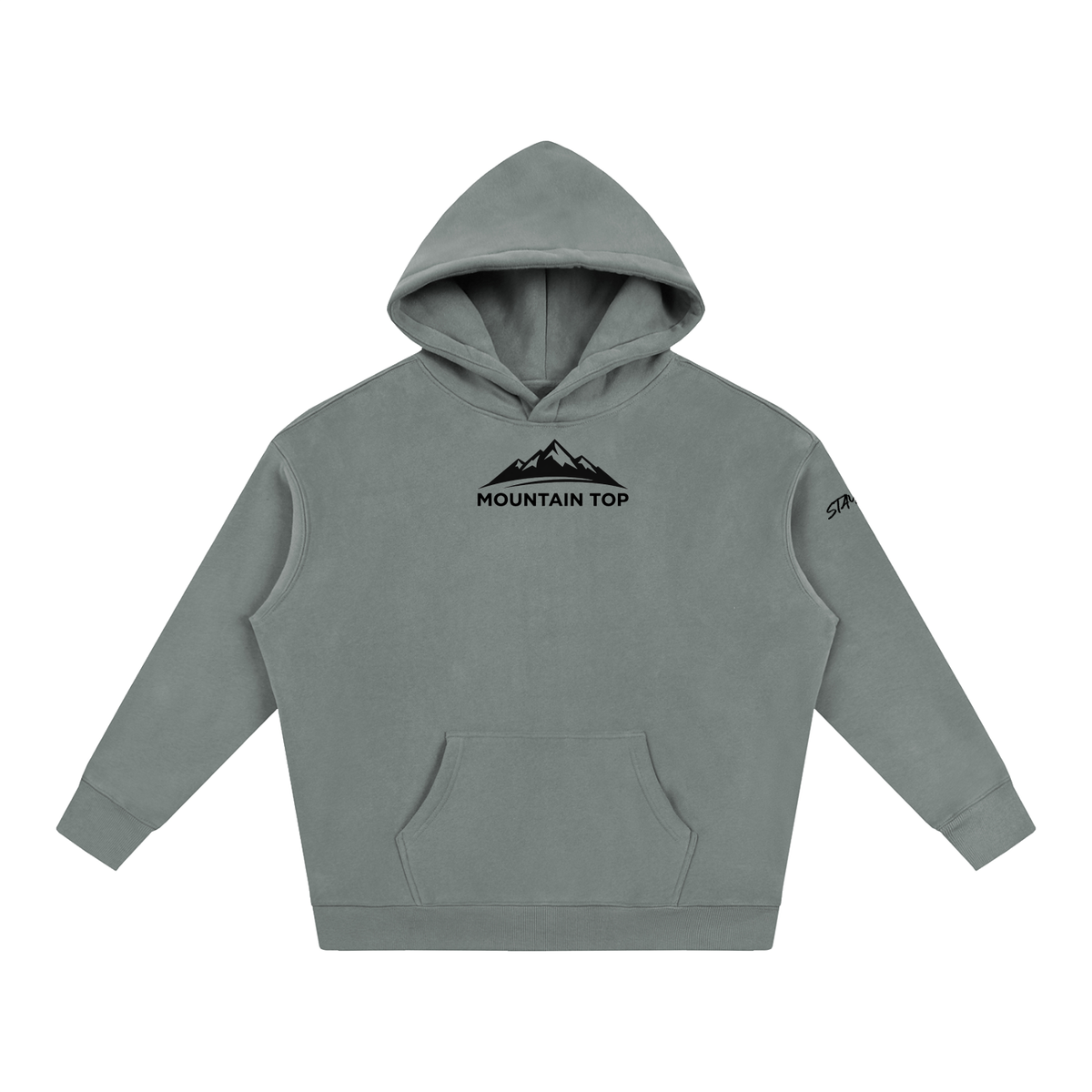 Jeep Cherokee Mountain Top Oversize Fleeced Hoodie