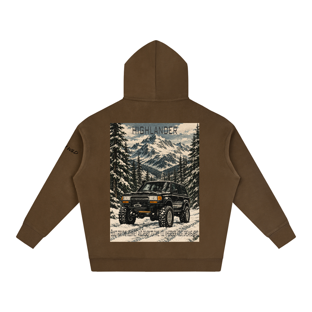 Toyota Highlander Mountain Top Oversize Fleeced Hoodie
