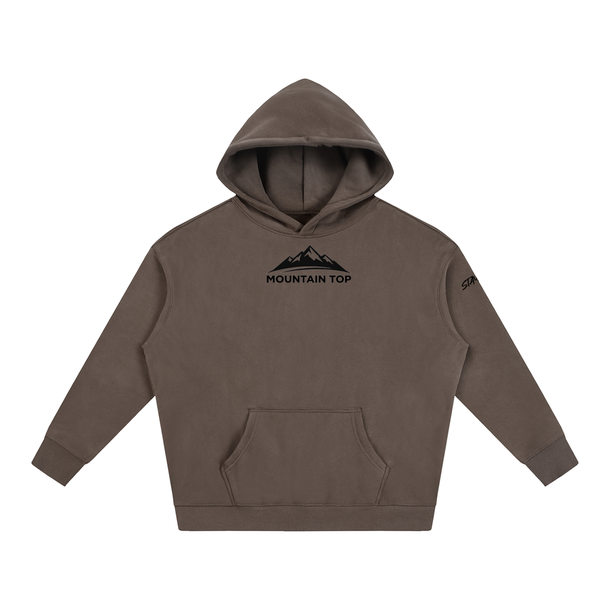 1974 Bronco Mountain Top Oversize Fleeced Hoodie