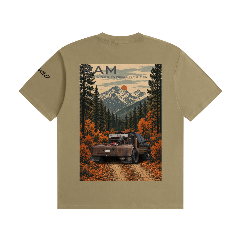 RAM 3500 Welding Truck Mountain Top Unisex Seamless Cotton T-Shirt