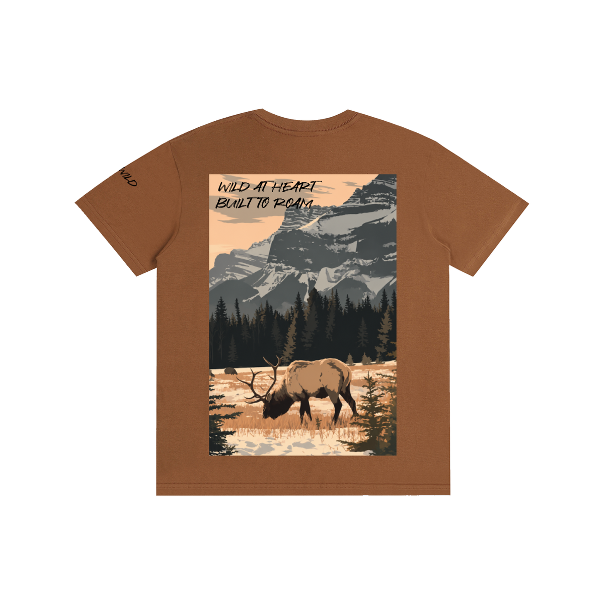 Elk Graphic Cotton Unisex T-Shirt