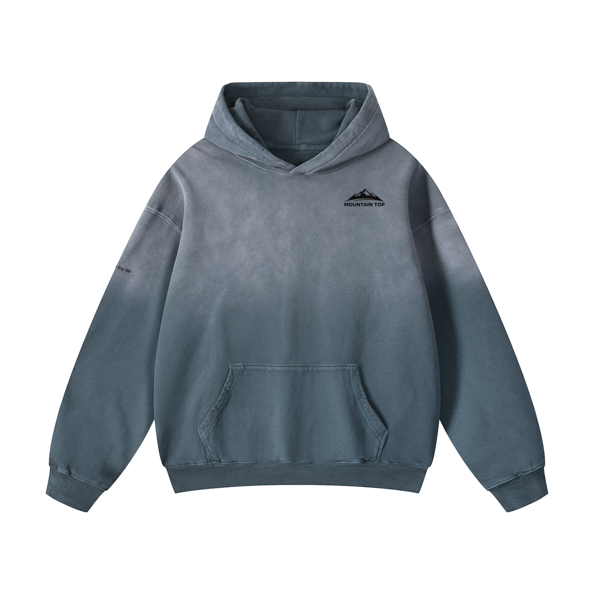 Mountain Top Heavyweight Sun faded Hoodie
