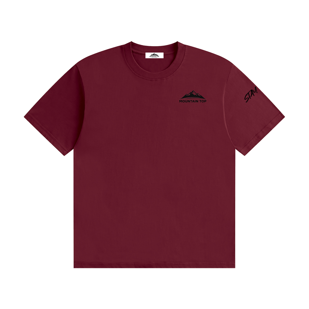 Moose Graphic Seamless Cotton T-Shirt