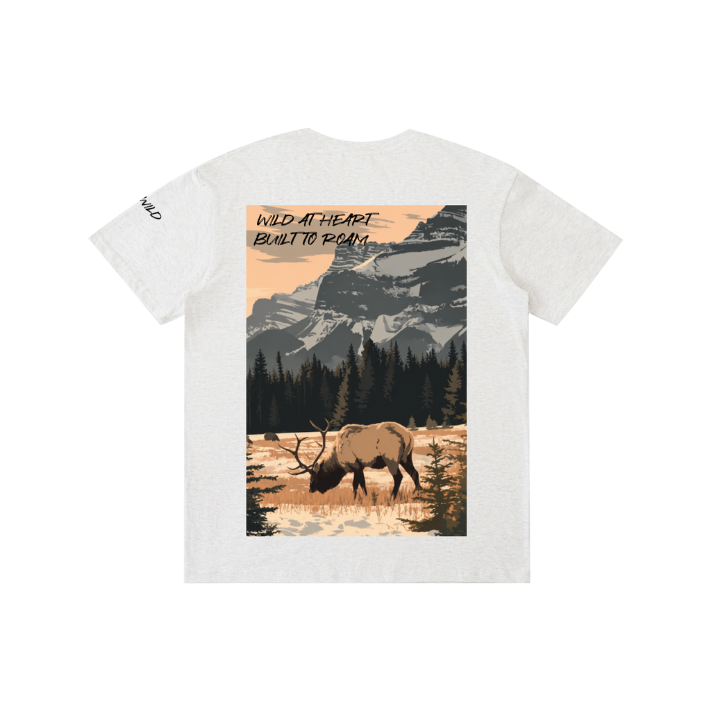 Elk Graphic Cotton Unisex T-Shirt