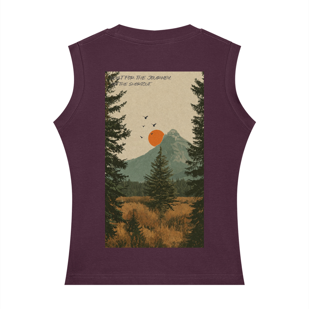 Mountian Top Women's Crewneck Tank Top
