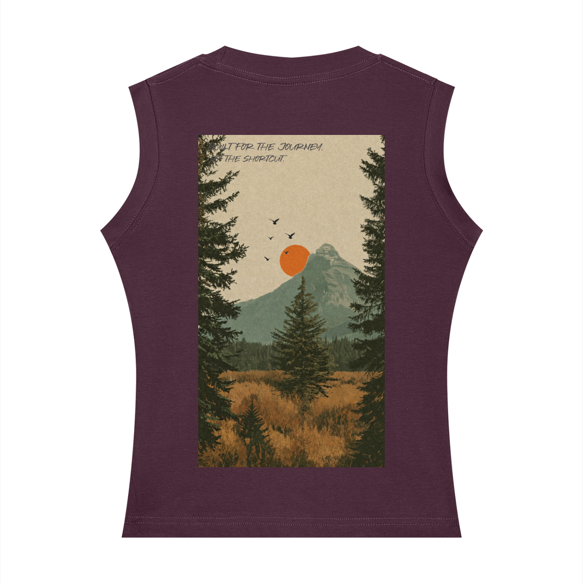 Mountian Top Women's Crewneck Tank Top