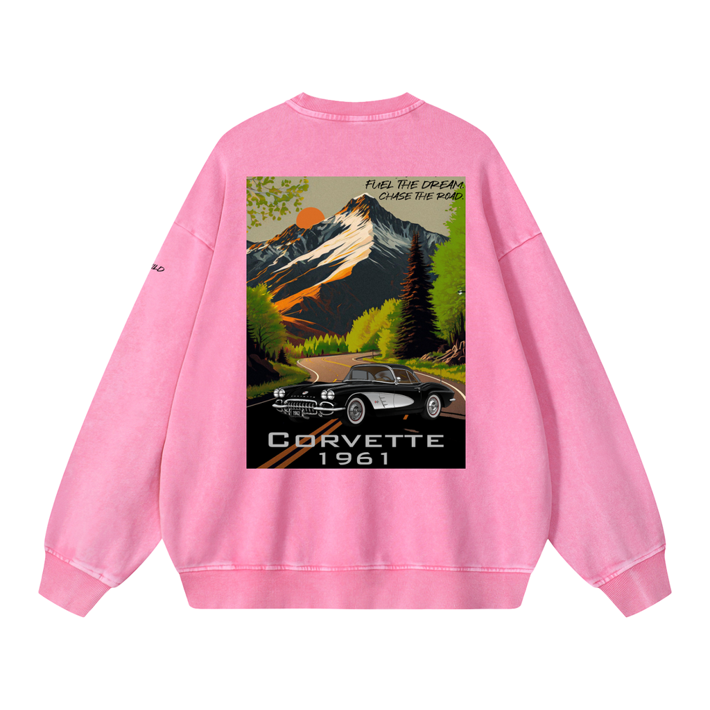 1961 Corvette Mountain Top Oversized Sweatshirt