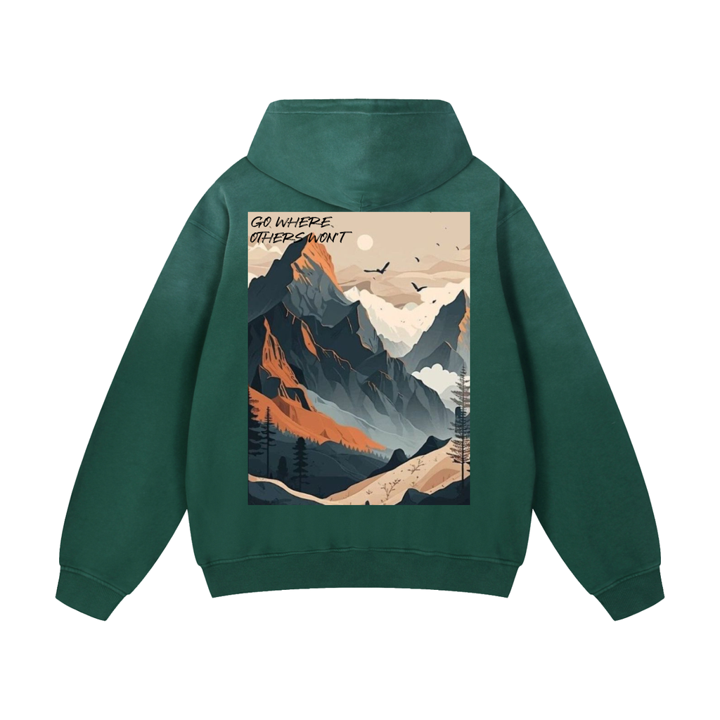Mountain Top Heavyweight Sun faded Hoodie