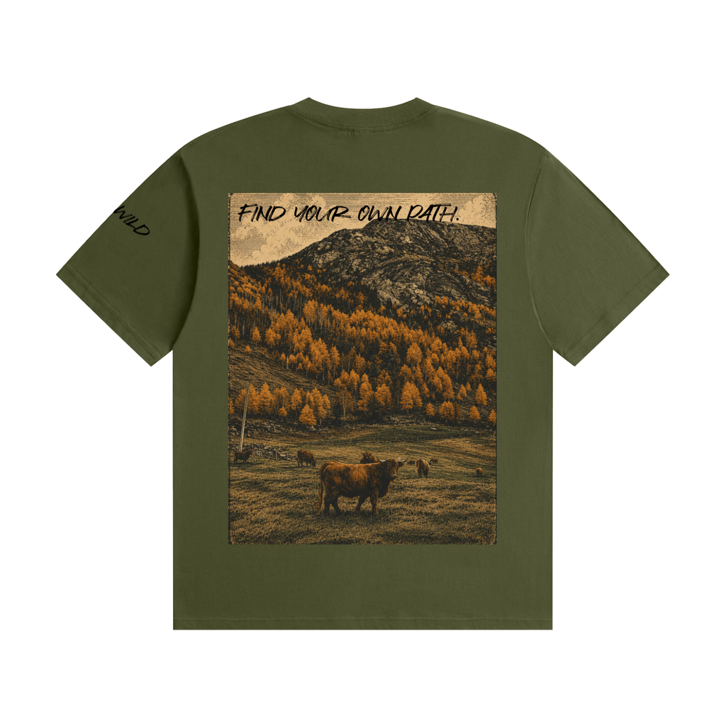 Cow Graphic Unisex Seamless Cotton T-Shirt