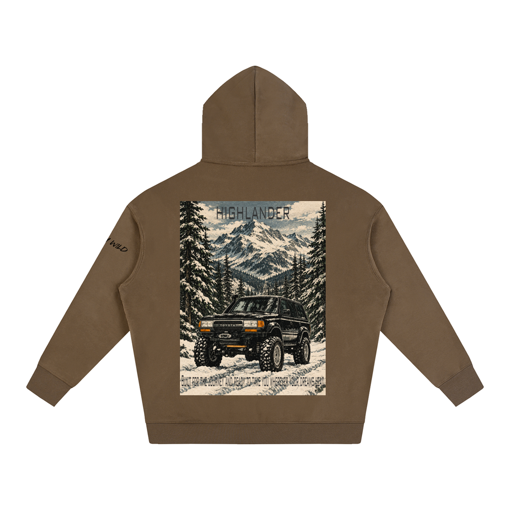 Toyota Highlander Mountain Top Oversize Fleeced Hoodie