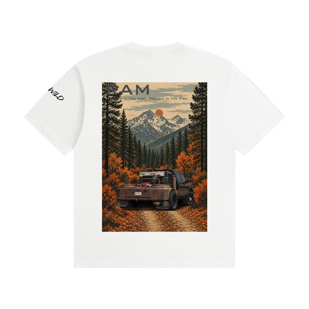 RAM 3500 Welding Truck Mountain Top Unisex Seamless Cotton T-Shirt