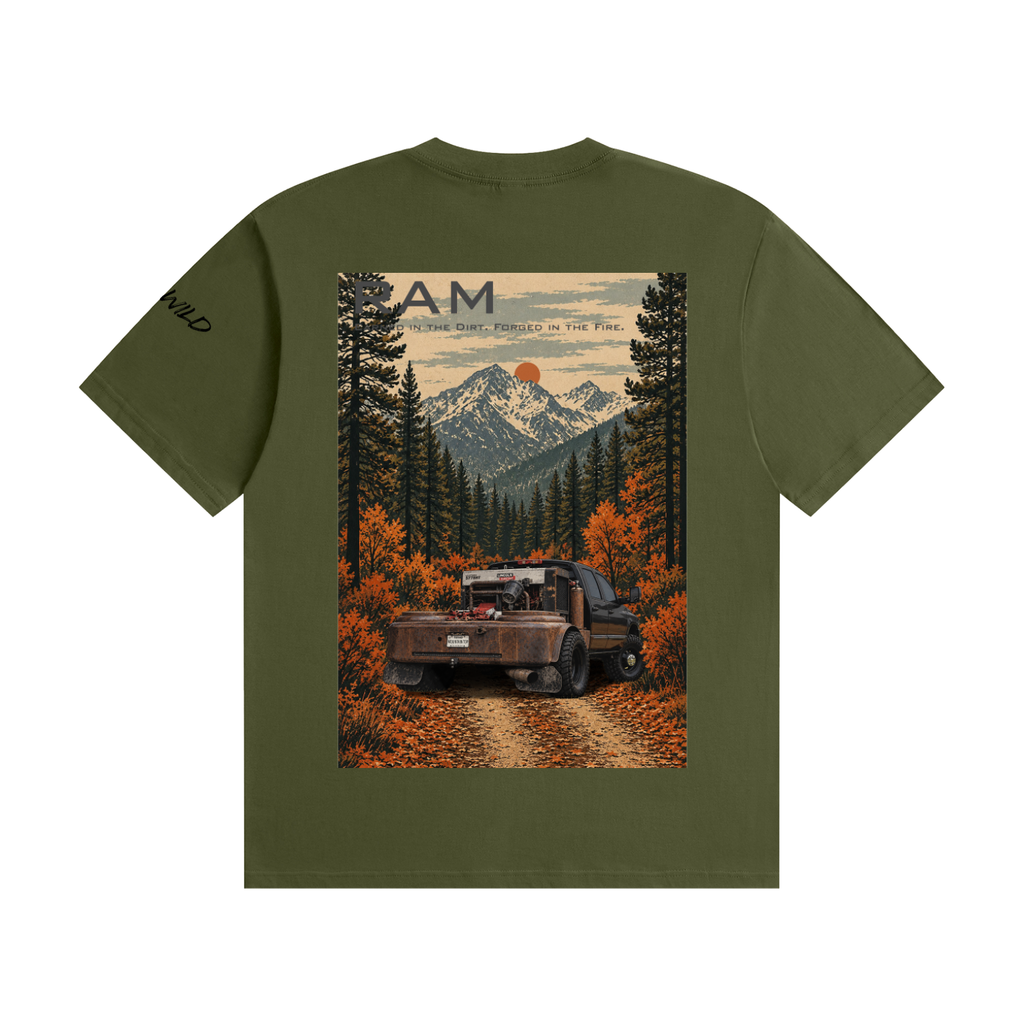 RAM 3500 Welding Truck Mountain Top Unisex Seamless Cotton T-Shirt