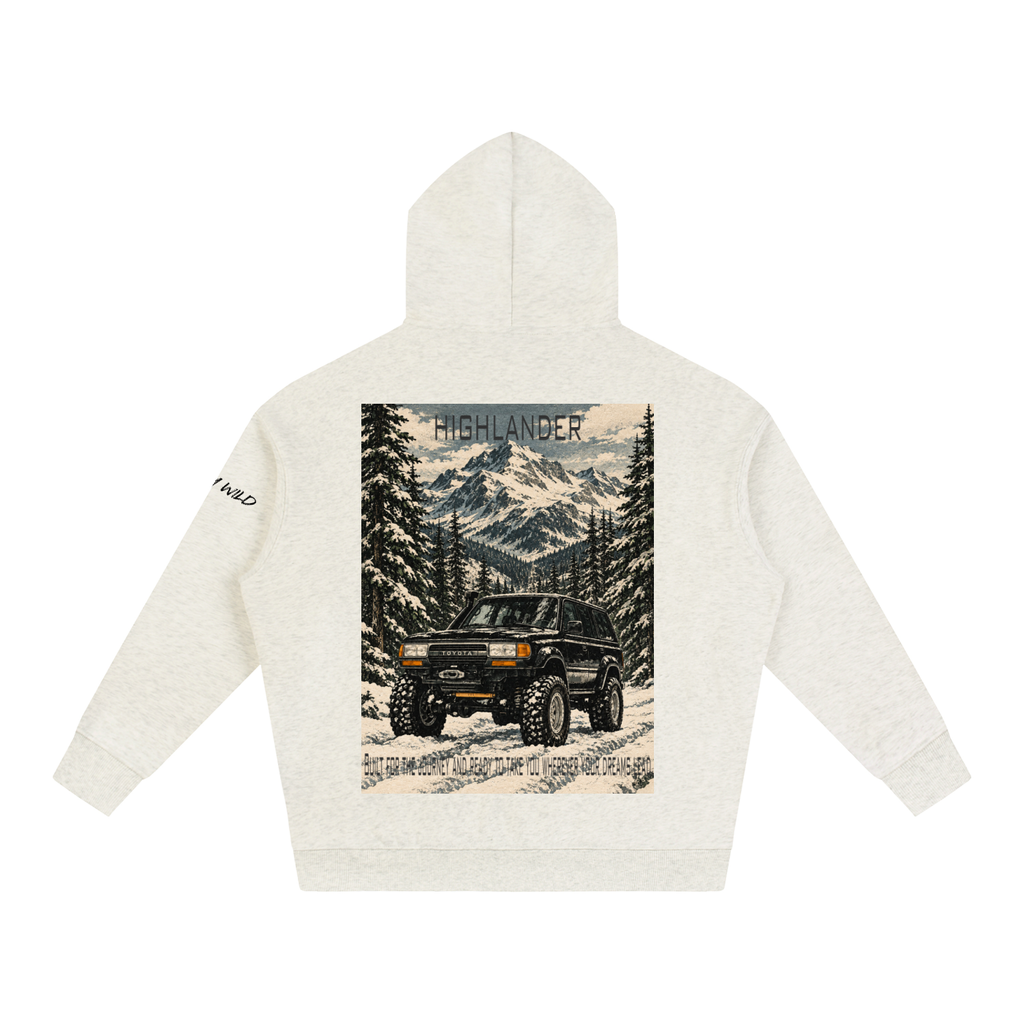 Toyota Highlander Mountain Top Oversize Fleeced Hoodie