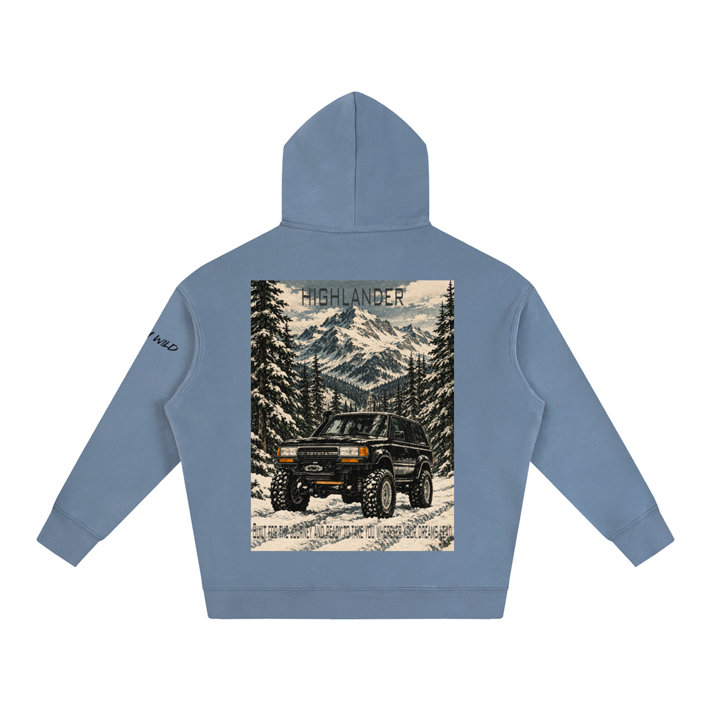 Toyota Highlander Mountain Top Oversize Fleeced Hoodie