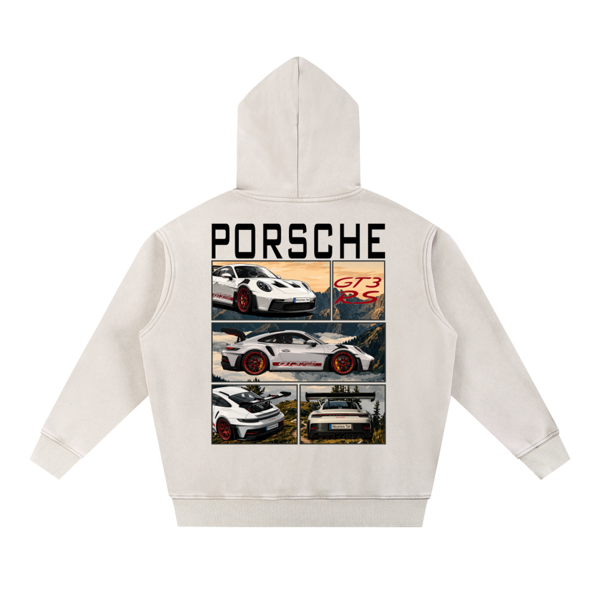 Porsche GT3 RS Mountain Top Oversize Hoodie
