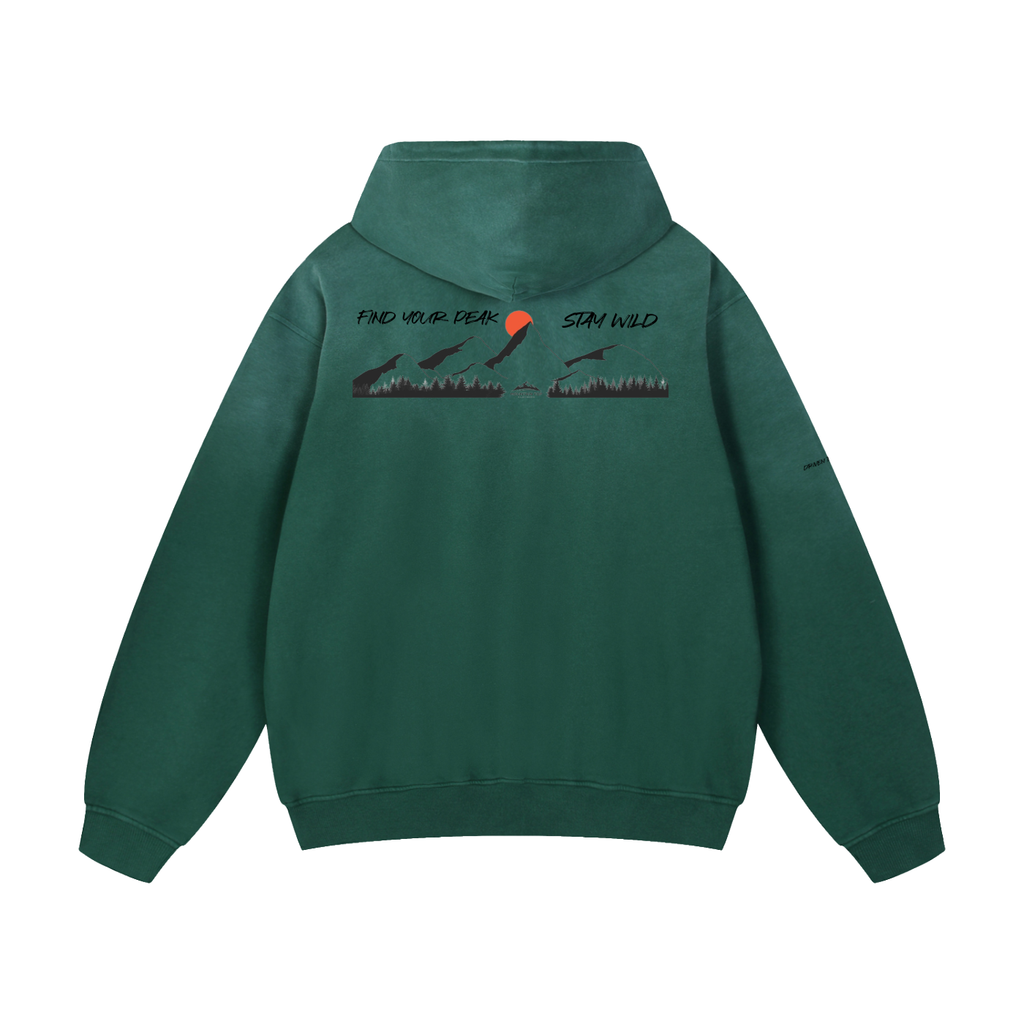 Mountain Top Heavyweight Sun faded Hoodie
