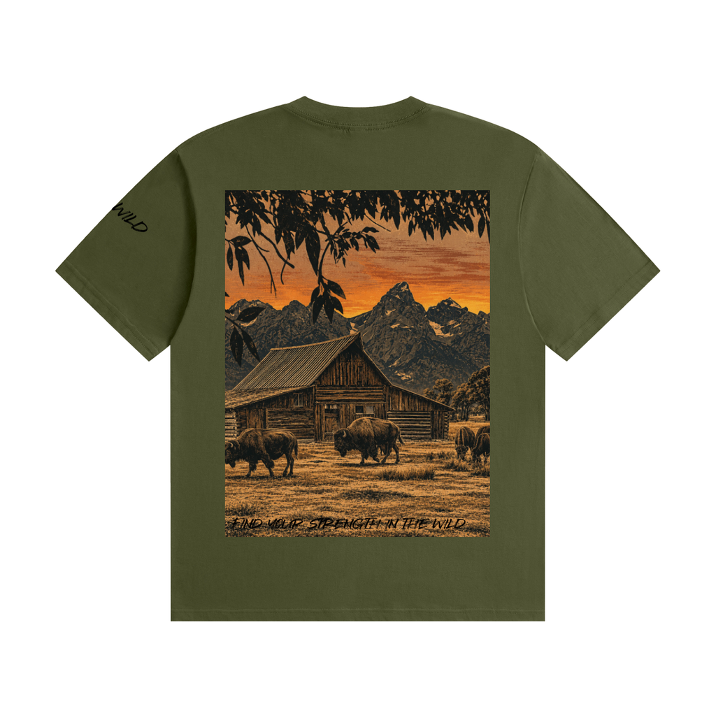 Buffalo Graphic Cotton T-Shirt