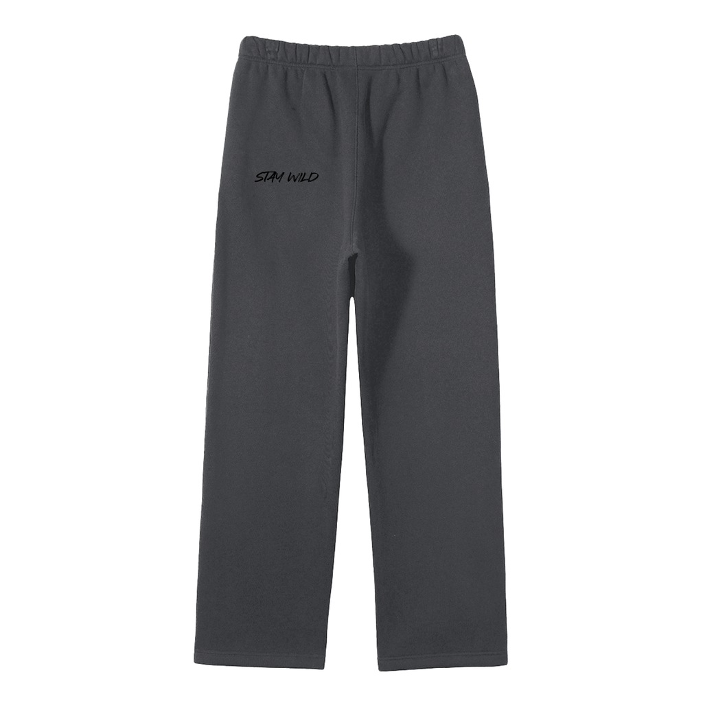 Mountain Top Unisex Solid Color Fleece Straight Leg Pants