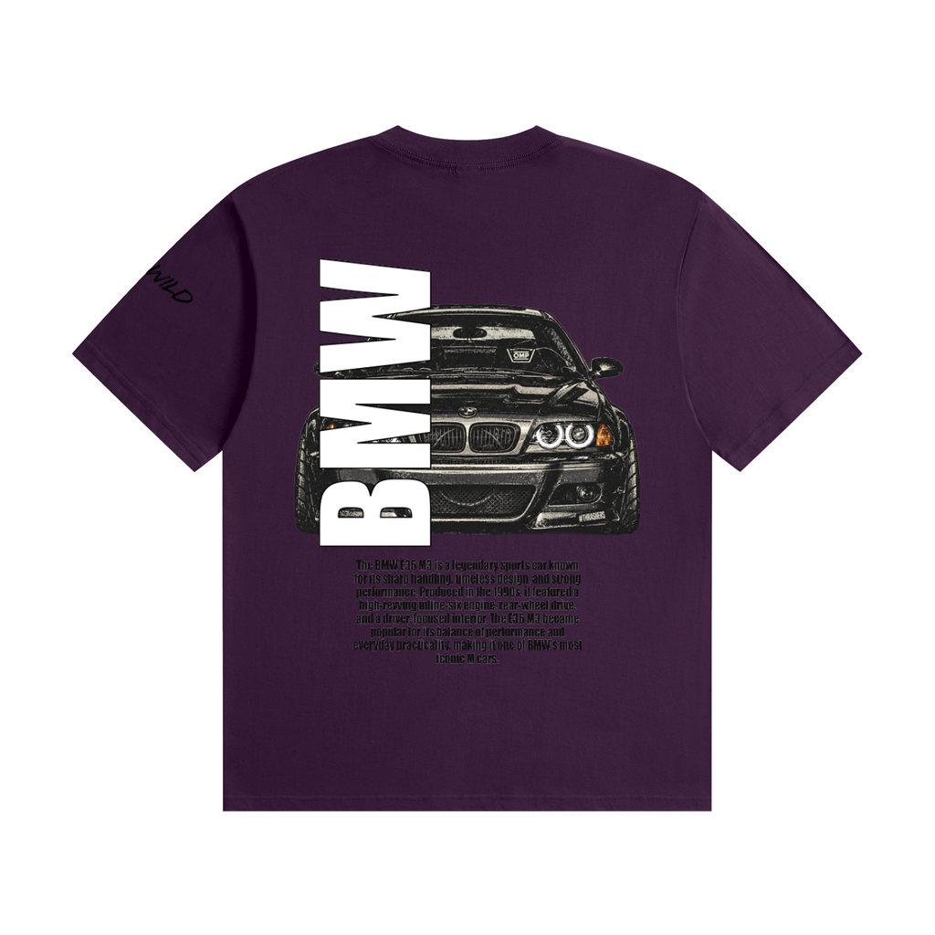 BMW E46 Mountain Top Unisex Seamless Cotton T-Shirt