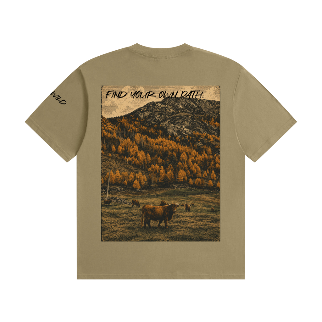 Cow Graphic Unisex Seamless Cotton T-Shirt