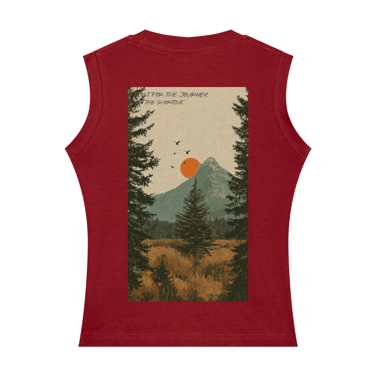 Mountian Top Women's Crewneck Tank Top