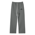 Mountain Top Unisex Solid Color Fleece Straight Leg Pants