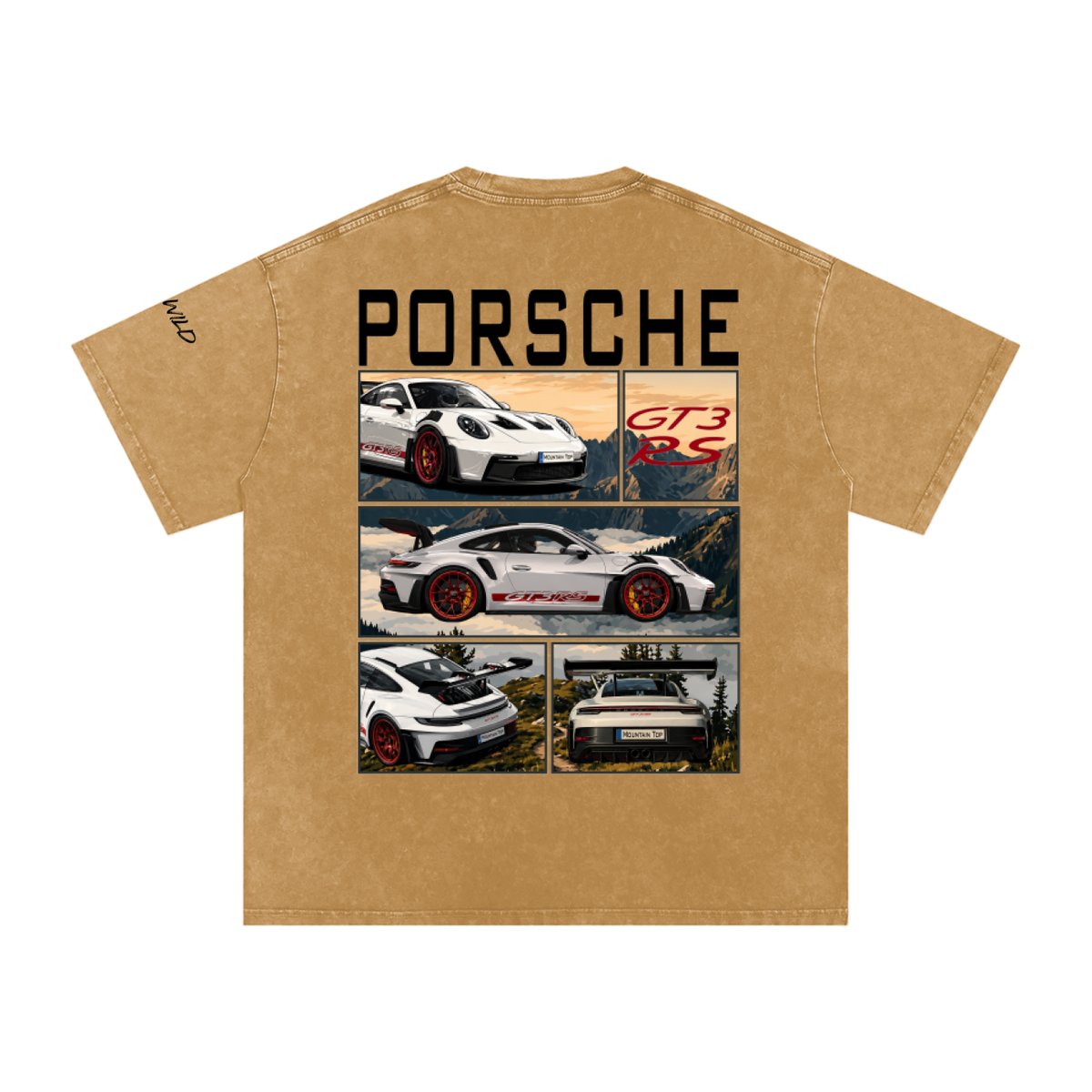 Porsche GT3 RS Mountain Top Cotton T-Shirt