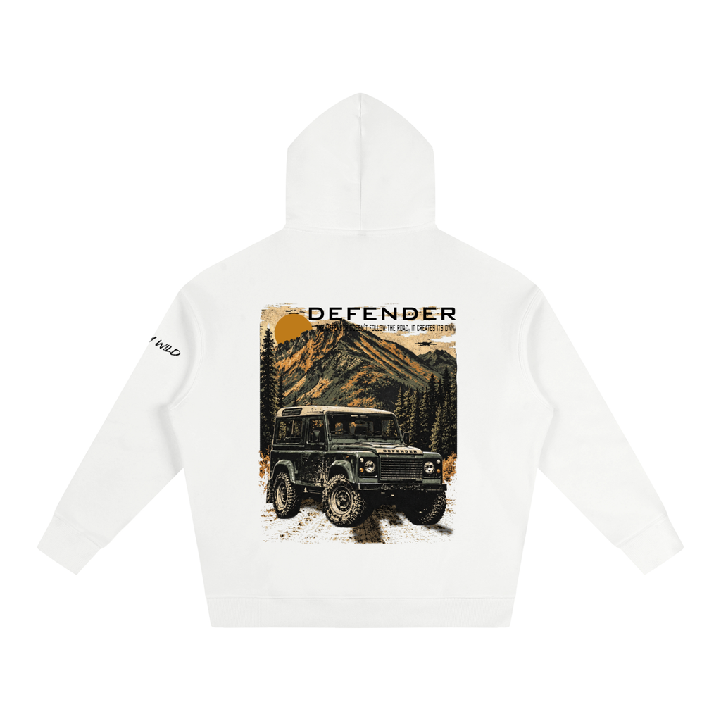 Range Rover Defender Mountain Top Oversize Fleeced Hoodie