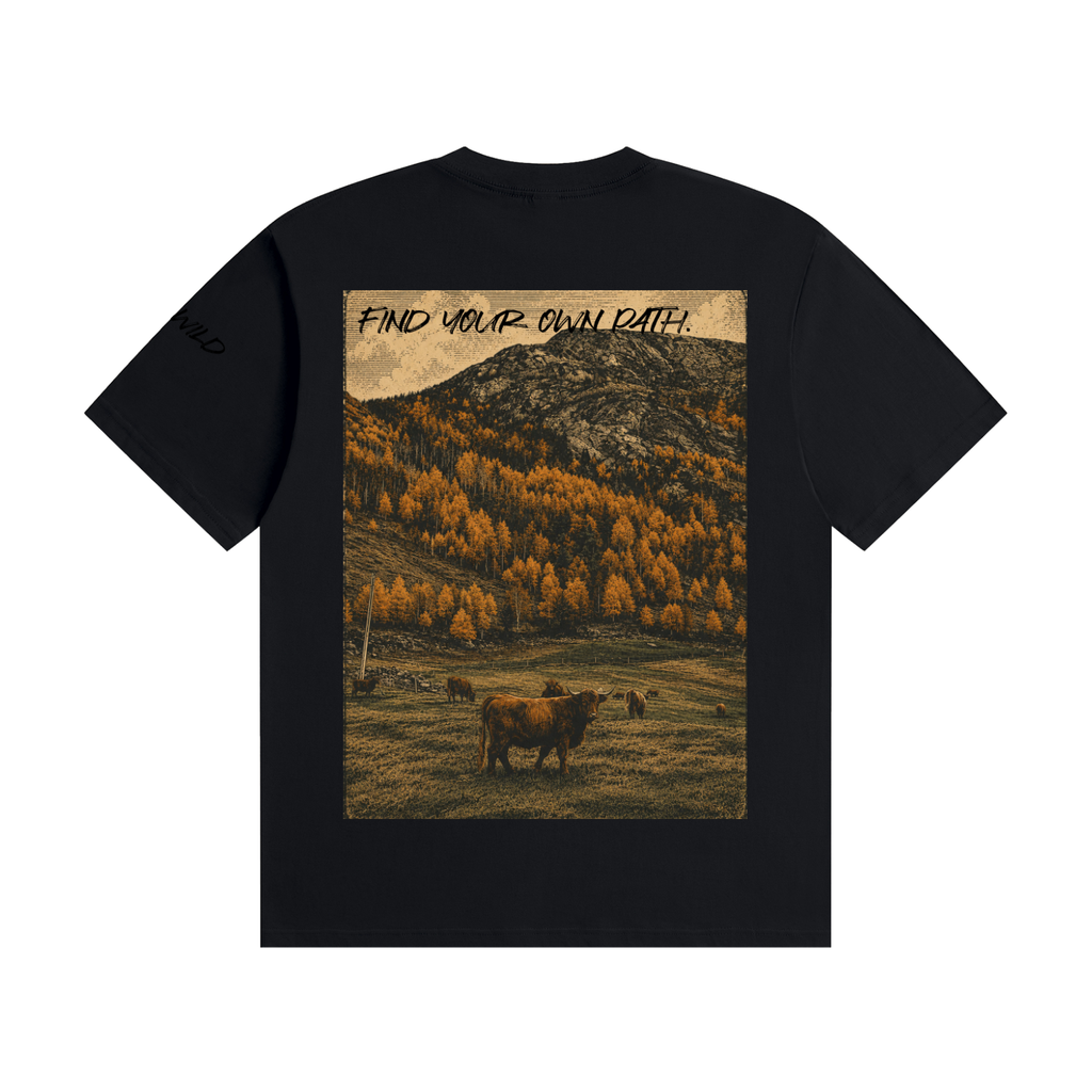 Cow Graphic Unisex Seamless Cotton T-Shirt