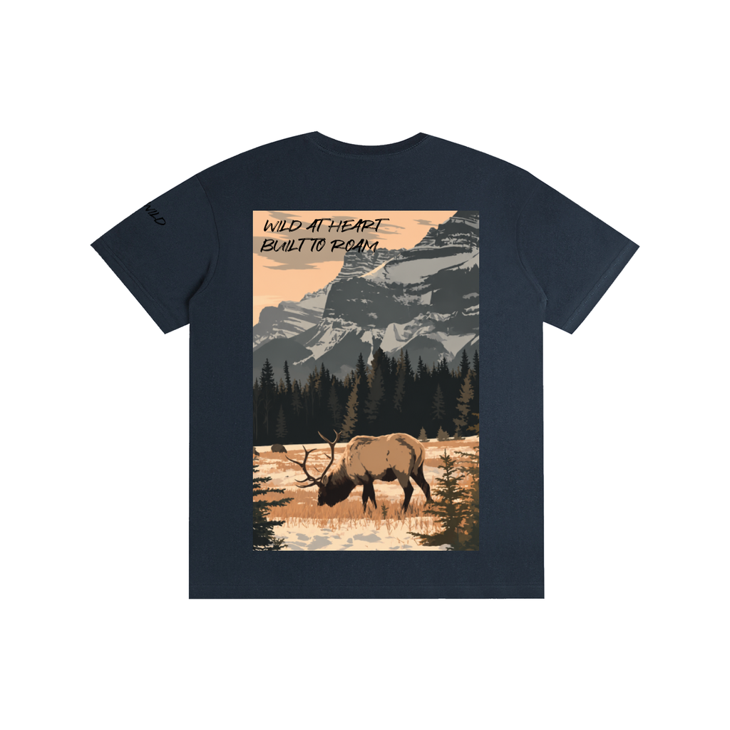 Elk Graphic Cotton Unisex T-Shirt