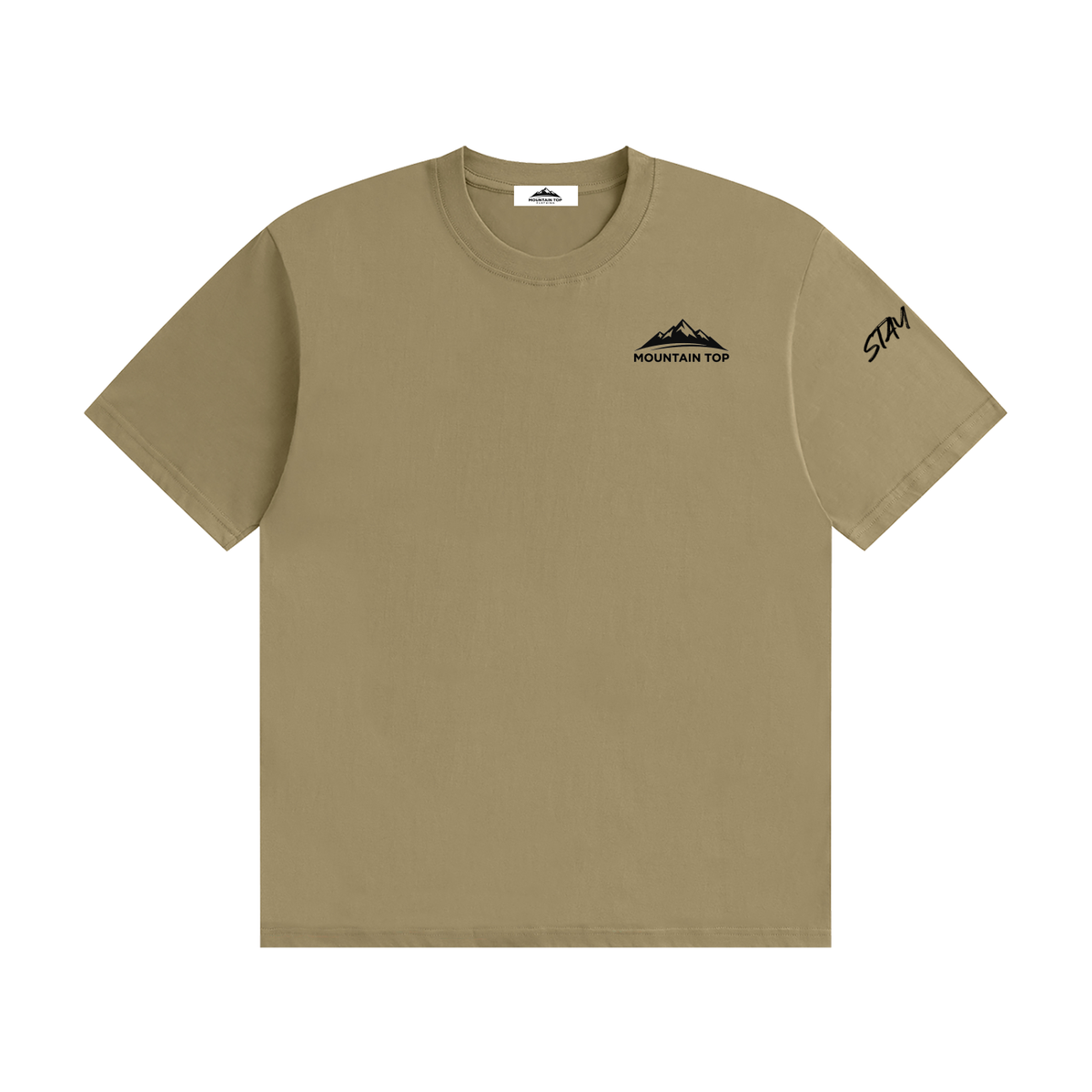 Mountain Lion Graphic Seamless Cotton T-Shirt