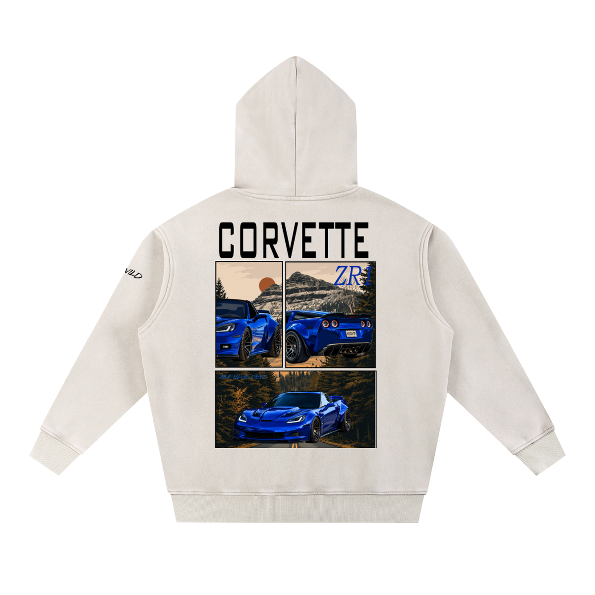 C6 Corvette ZR1 Mountain Top Oversize Hoodie