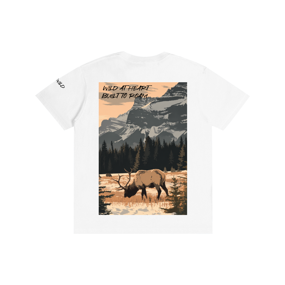 Elk Graphic Cotton Unisex T-Shirt