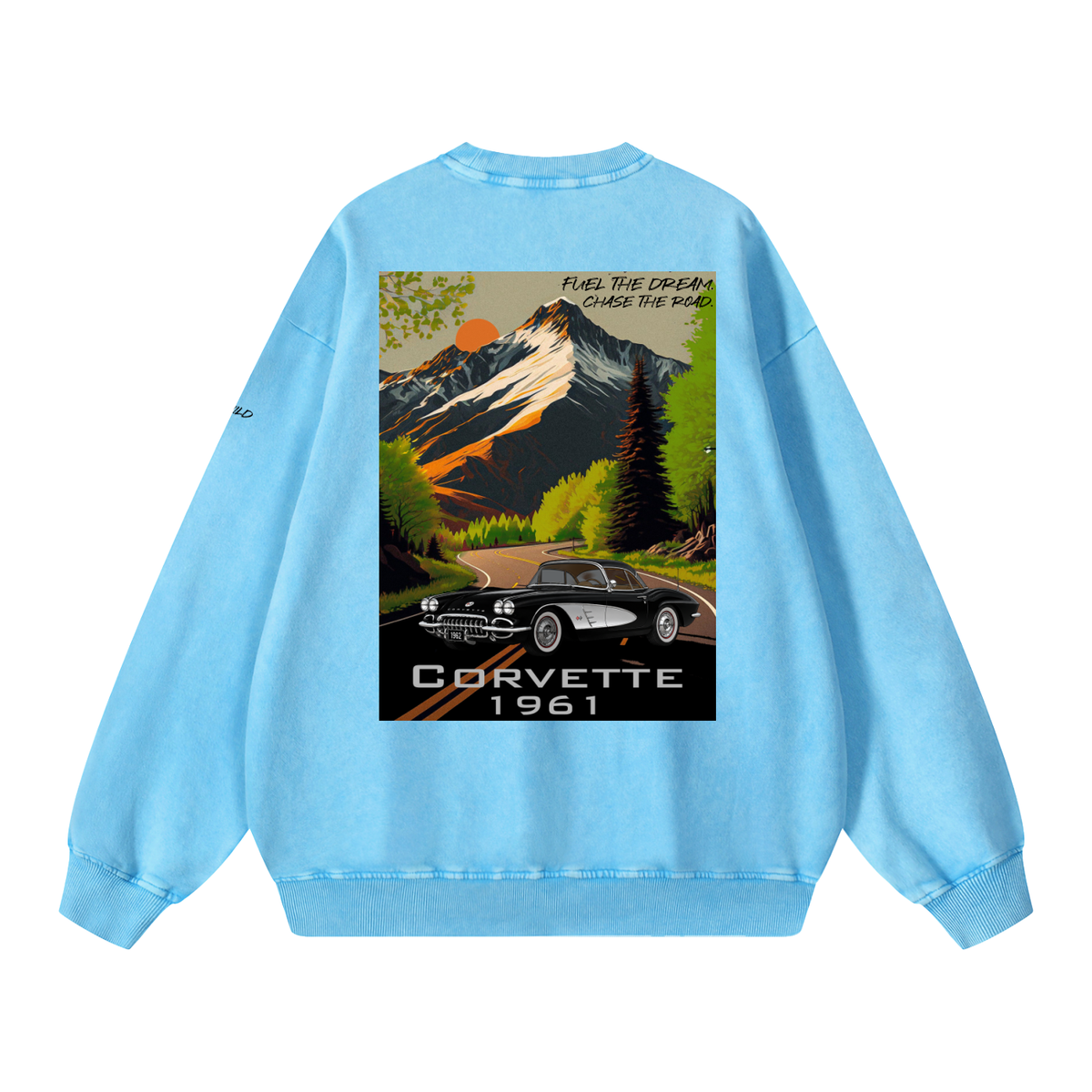 1961 Corvette Mountain Top Oversized Sweatshirt