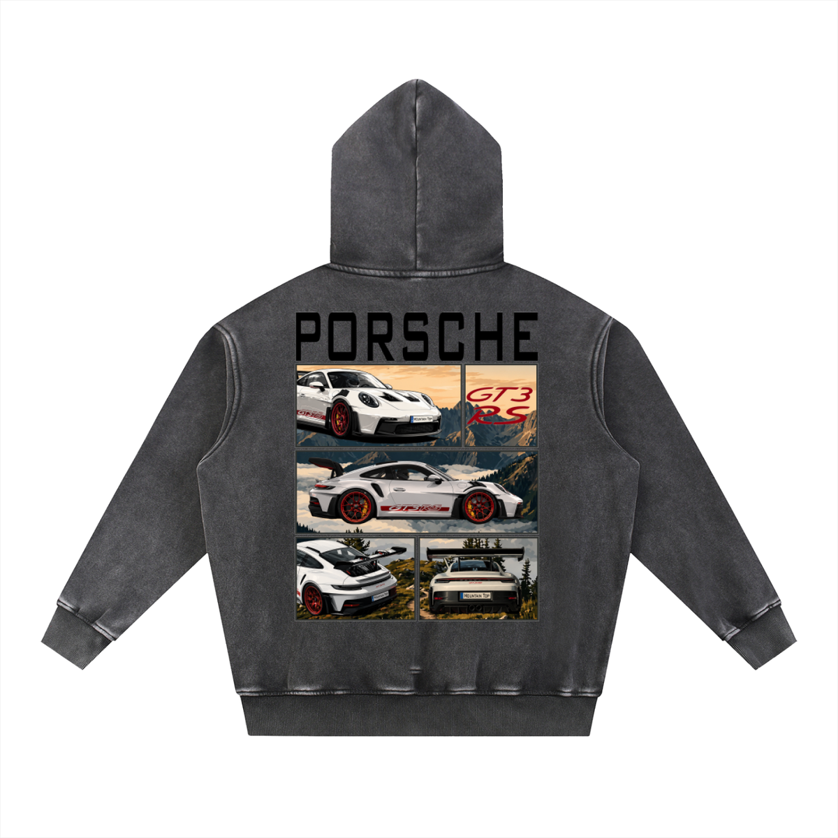 Porsche GT3 RS Mountain Top Oversize Hoodie