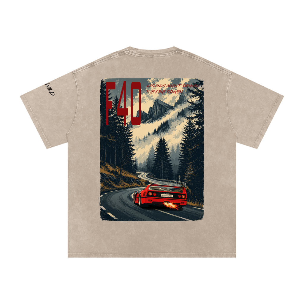 Ferrari F40 Mountain Top Cotton T-Shirt