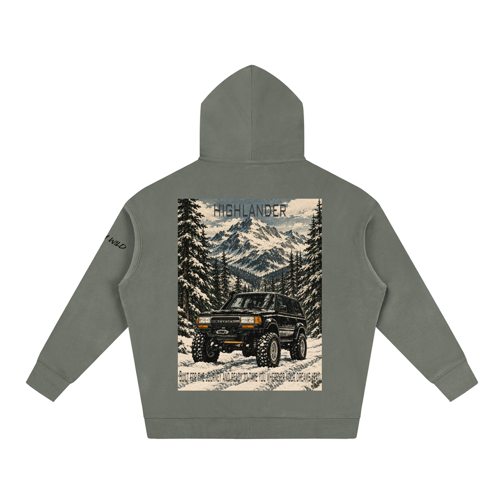 Toyota Highlander Mountain Top Oversize Fleeced Hoodie