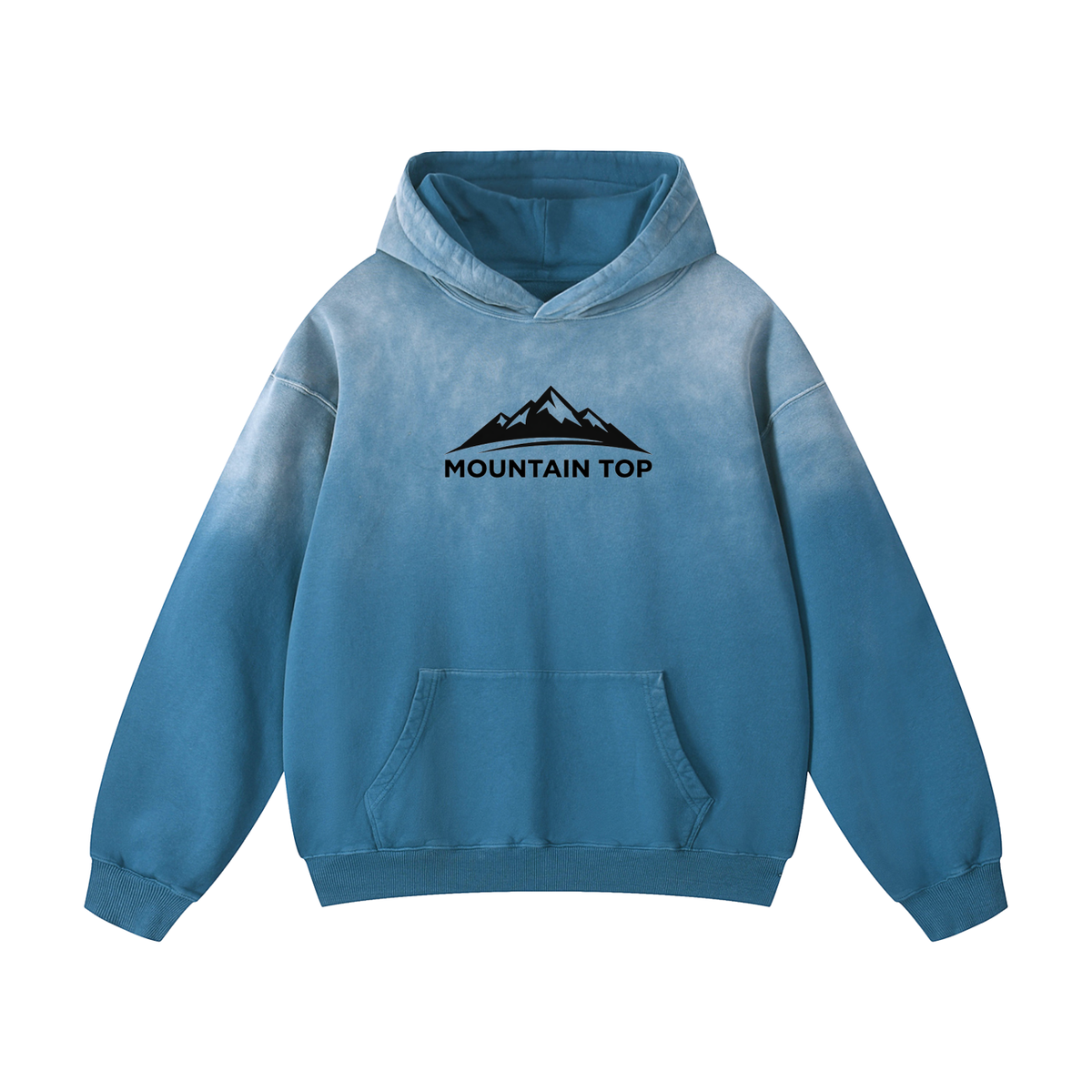 Mountain Top Heavyweight Sun faded Hoodie